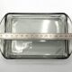 Teak tray and its 4 stackable glass dishes • Denmark • 1960