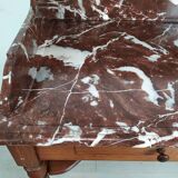 Burgundy marble dressing table