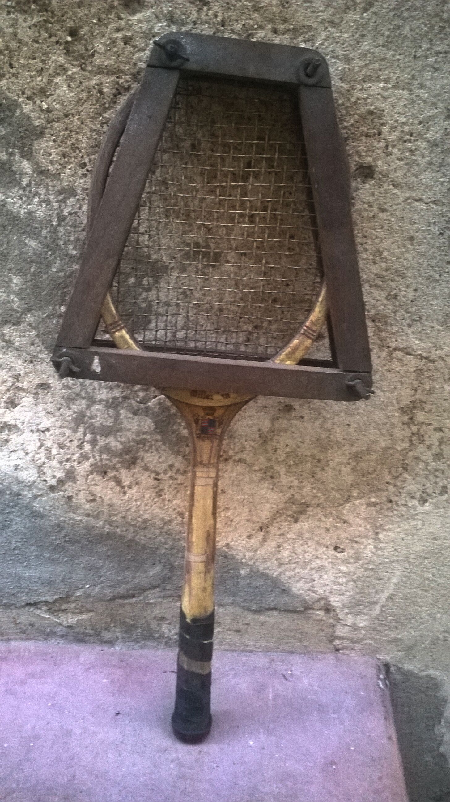 Vintage tennis racket