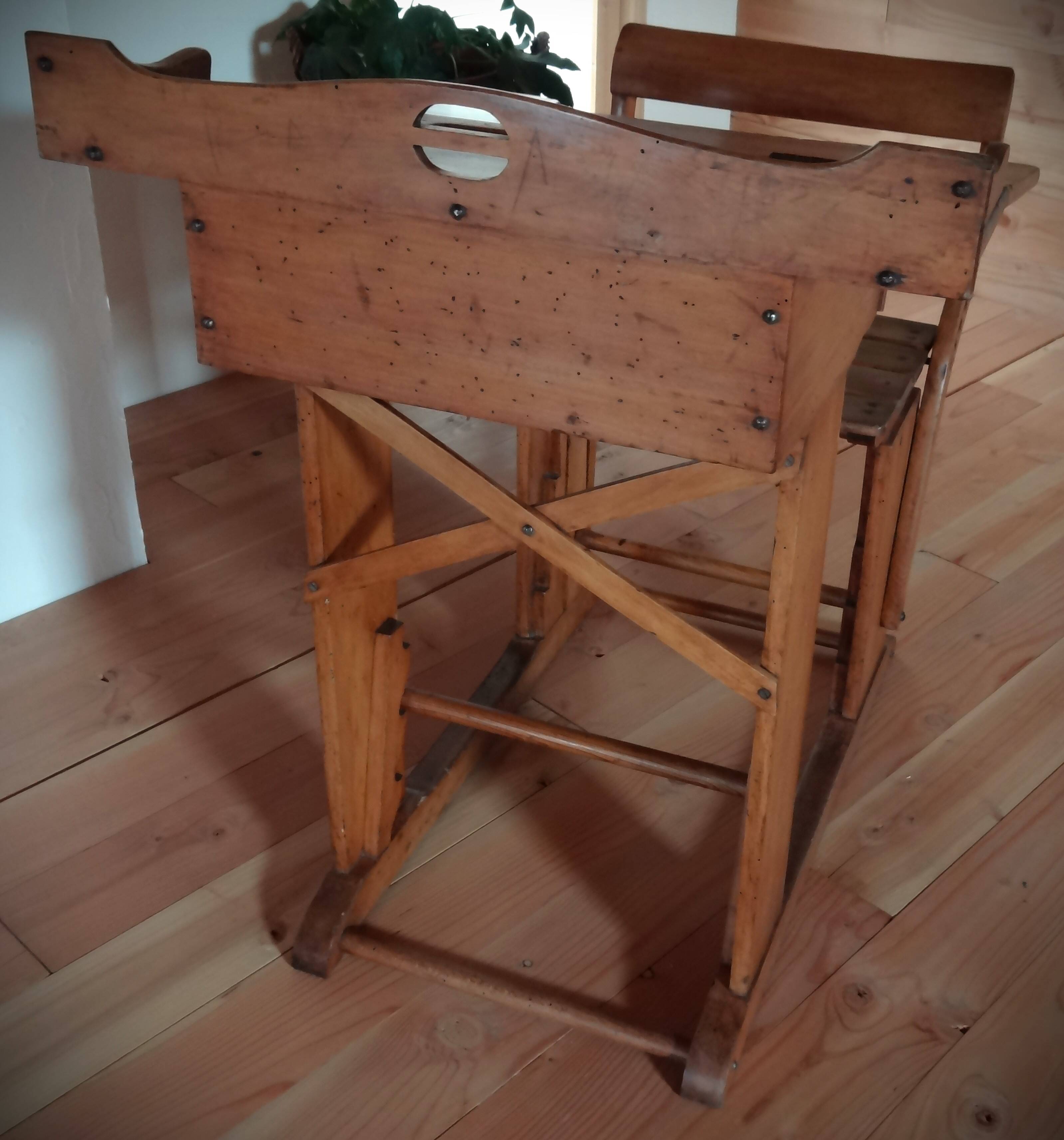 old school desk