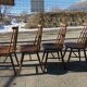 Series of 4 scandinavian chairs
