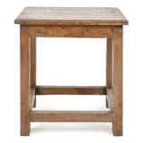 Table basse carrée en bois massif (63 x 59 x 59cm)