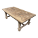 Solid oak farmhouse table