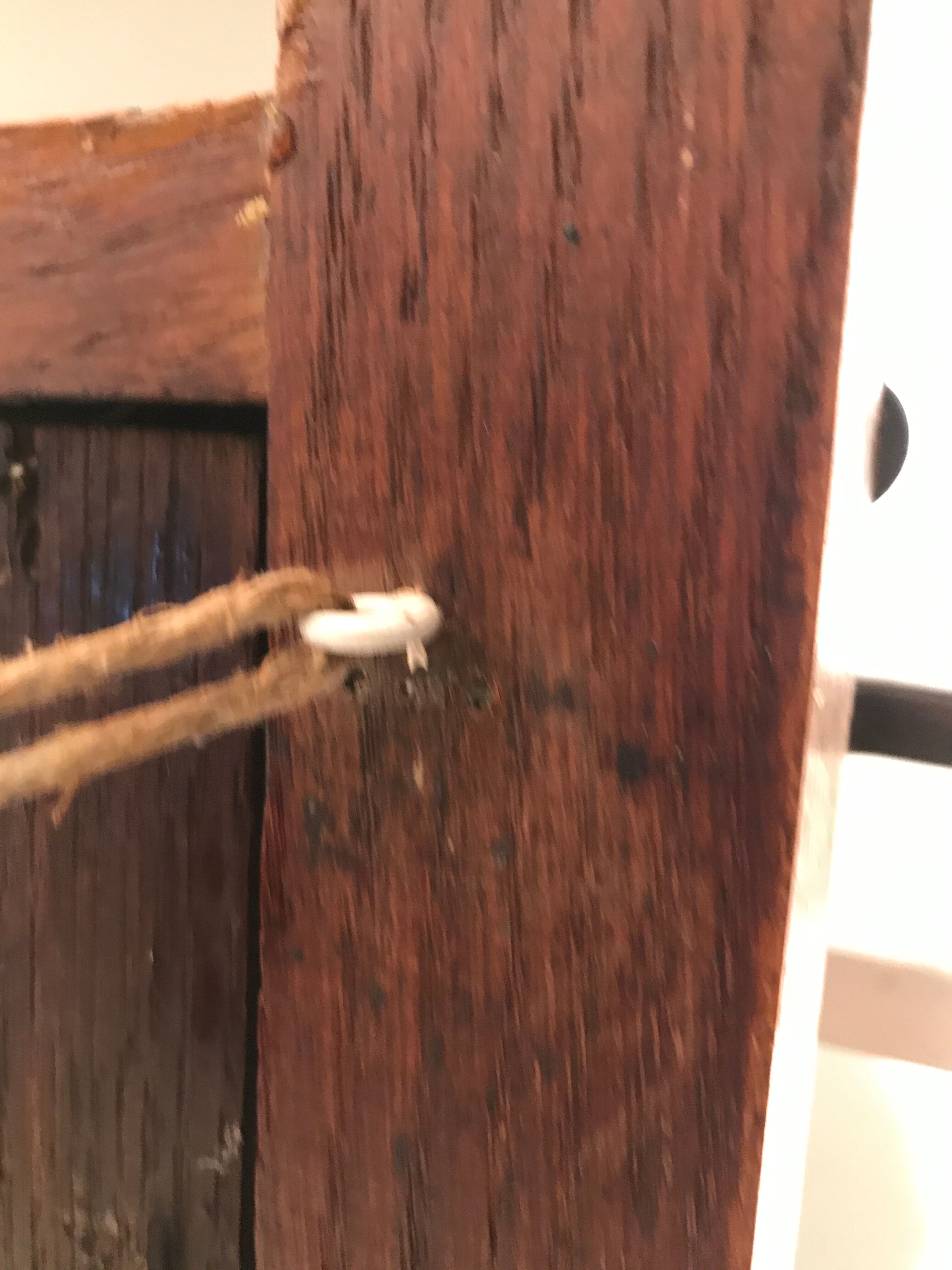 Vintage wardrobe coat rack