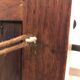 Vintage wardrobe coat rack
