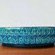 Large Mid-Century Modern Rimini Blu Pottery Bowl by Aldo Londi for Bitossi, Italy, 1960s