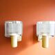 Set of 2 mid century modern wall sconce lamps new