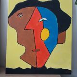 Abstract face painting