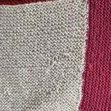 Plaid patchwork en laine