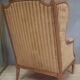 Large Louis XVI style wing chair