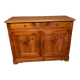 Small cherry wood sideboard in golden honey color