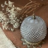 Lamp with moulded glass