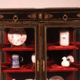 Napoleon III period collector's display cabinet