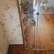 Large antique mirror with gilded decoration on engraved glass – Baroque style