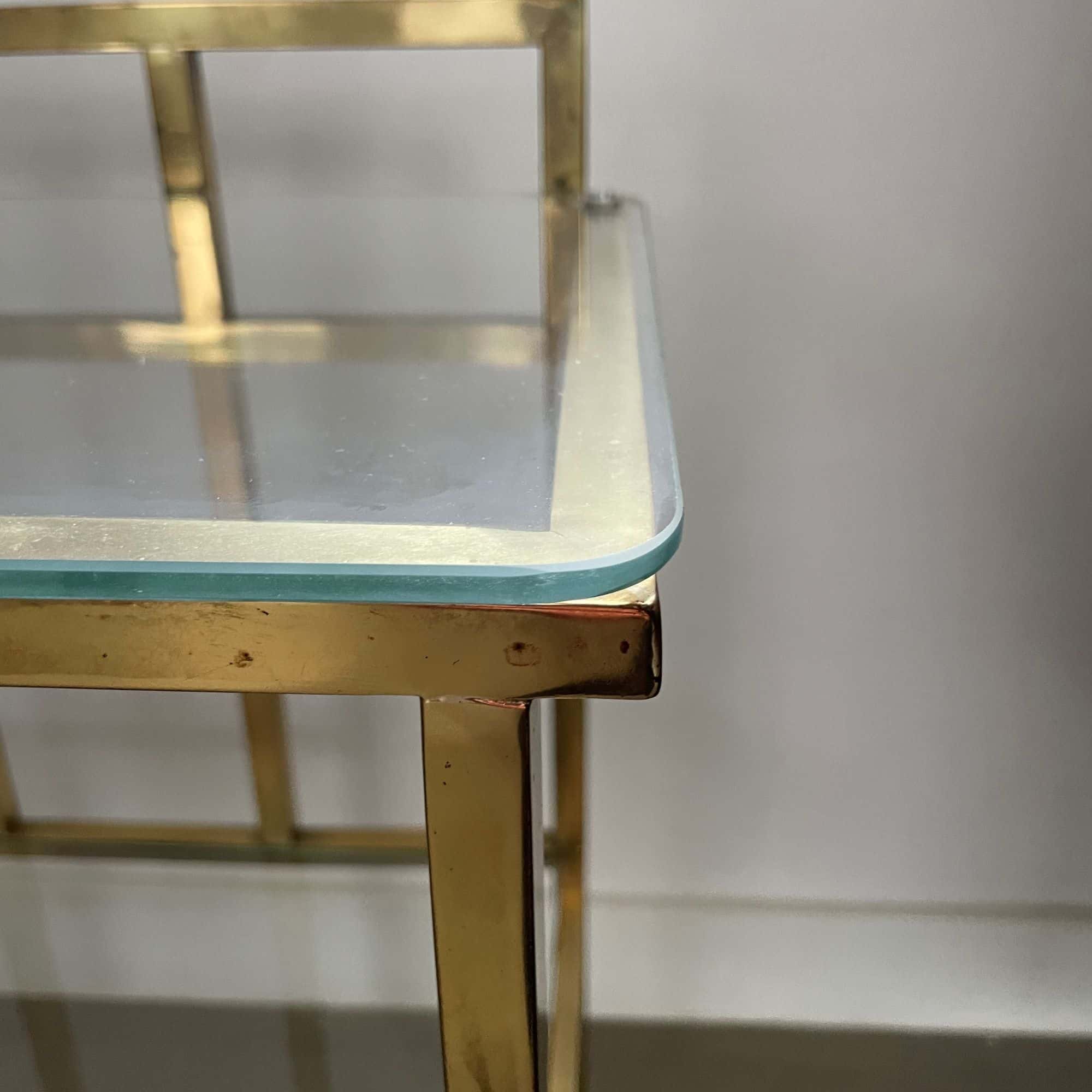 Set of two midcentury side tables, Marc Duplantier (attr.), France