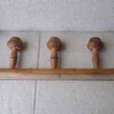 Wooden coat rack