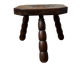 Wooden tripod stool