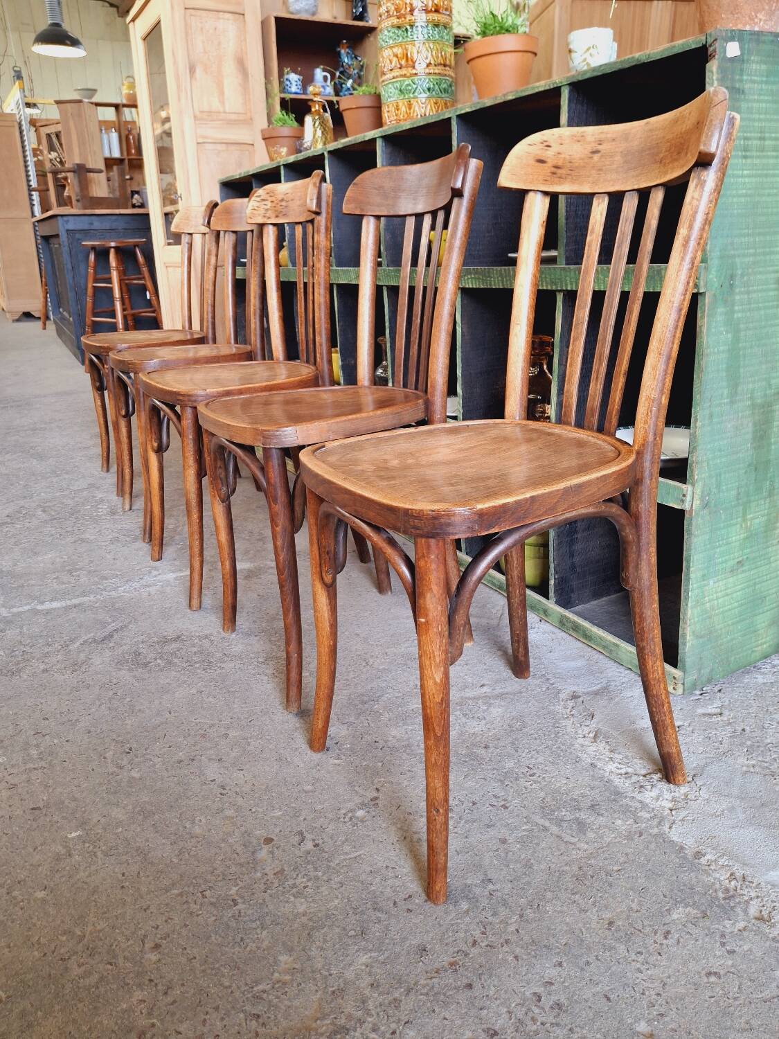 Old bistro chairs