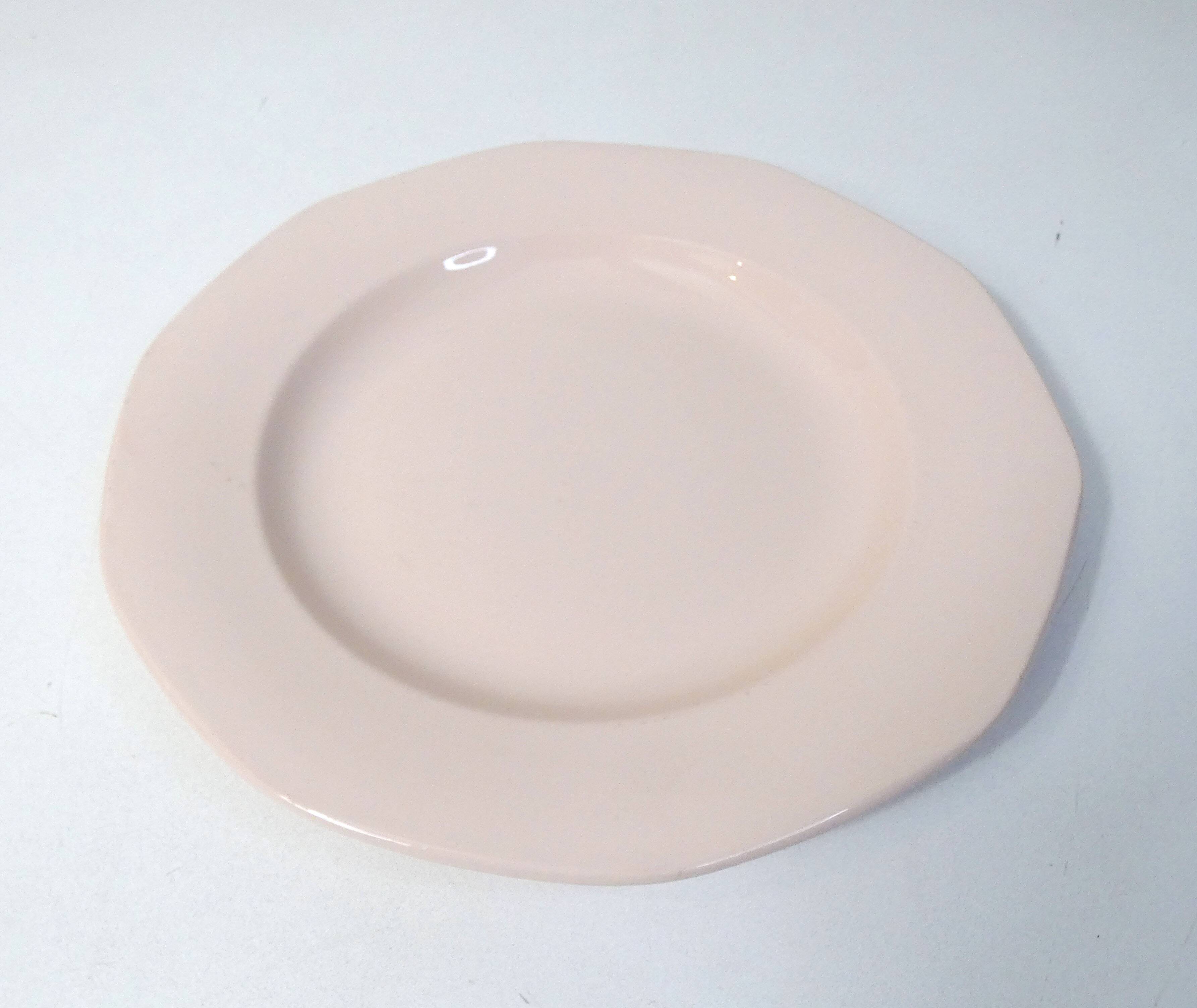 Digoin powder pink presentation plate