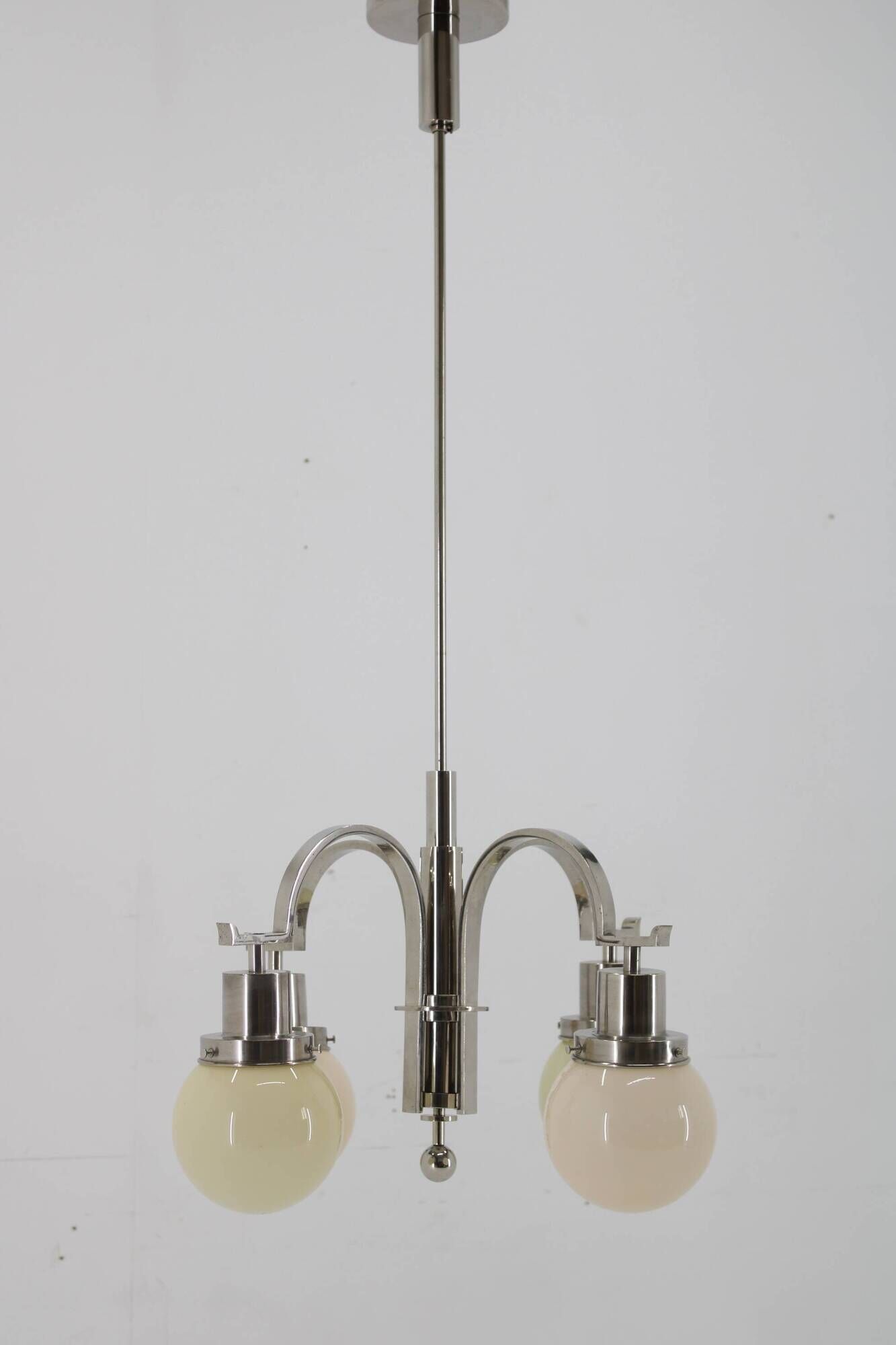 1930s Art Deco Chandelier, Czechoslovakia