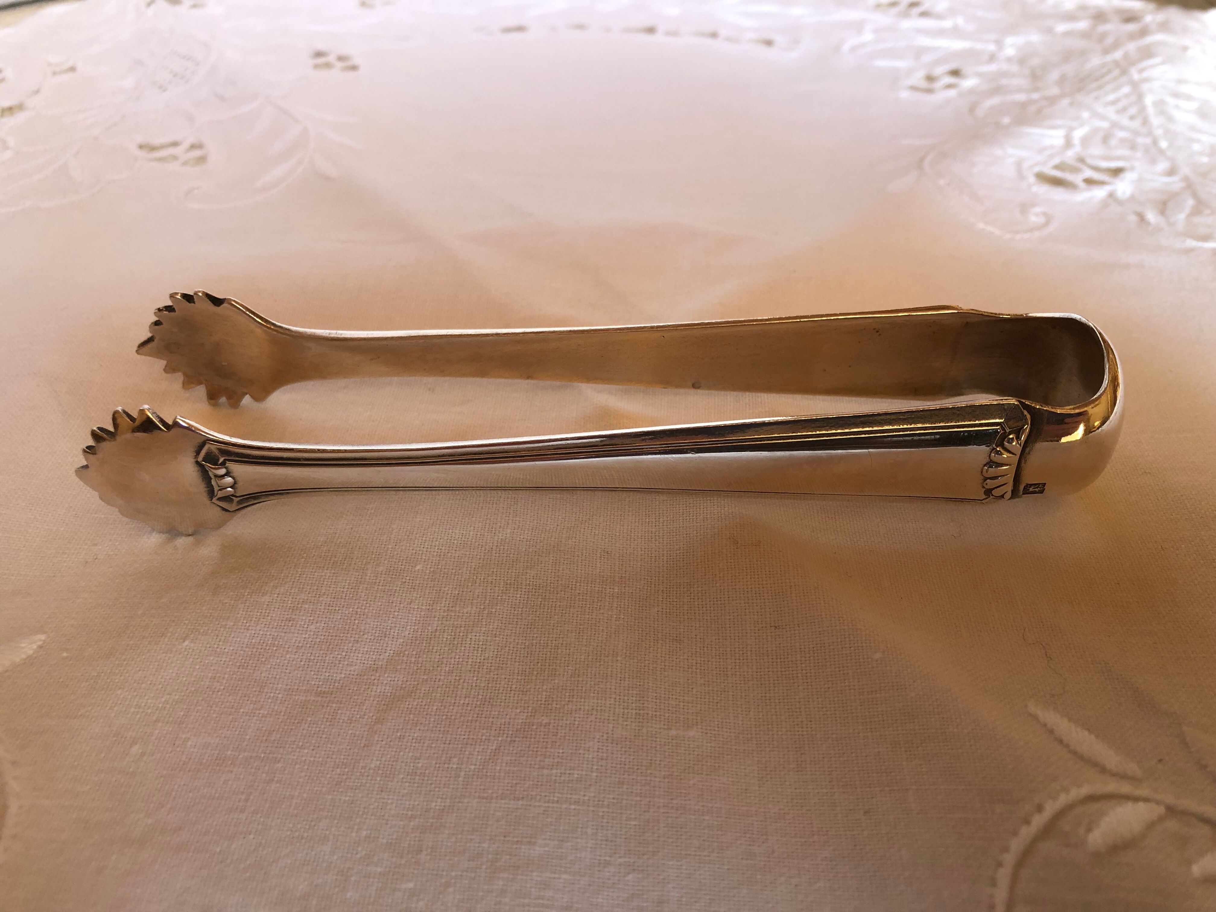 Silver metal sugar clamp