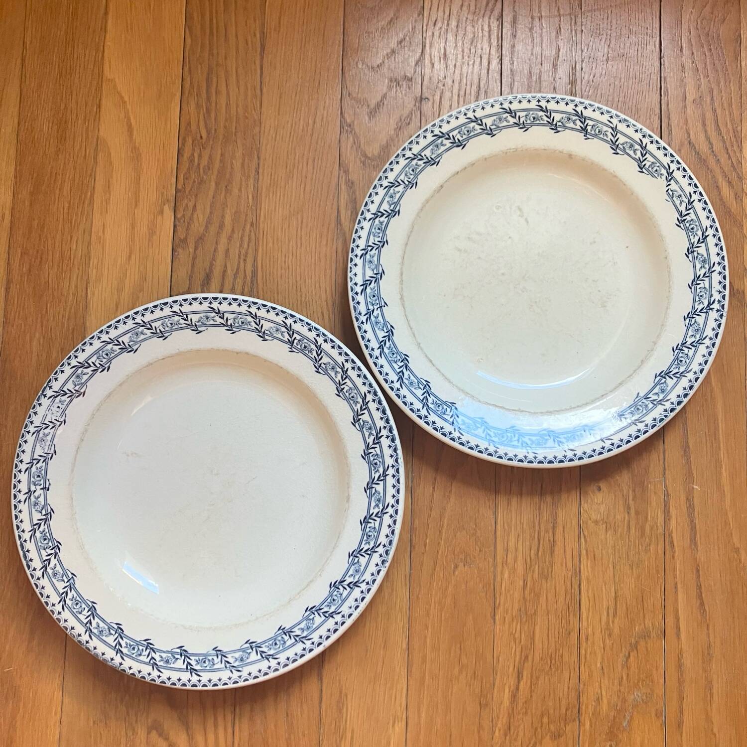2 blue Salins Iron Earth plates