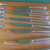 Box 24 silver metal knives, Ravinet Denfert