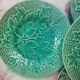 5 plates vine and basketry in slurry by Gien