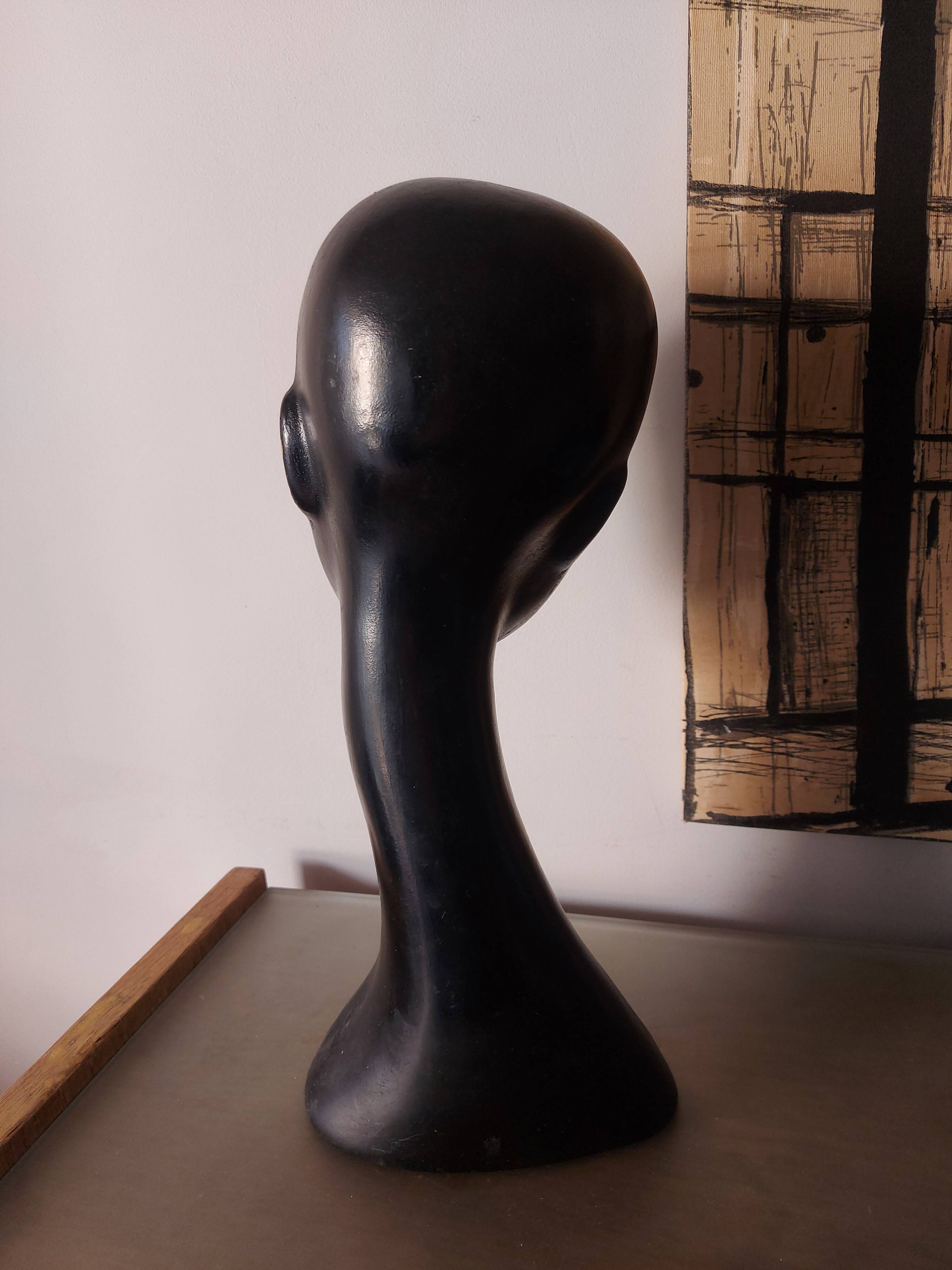 Vintage mannequin head from the 60s, 70's
