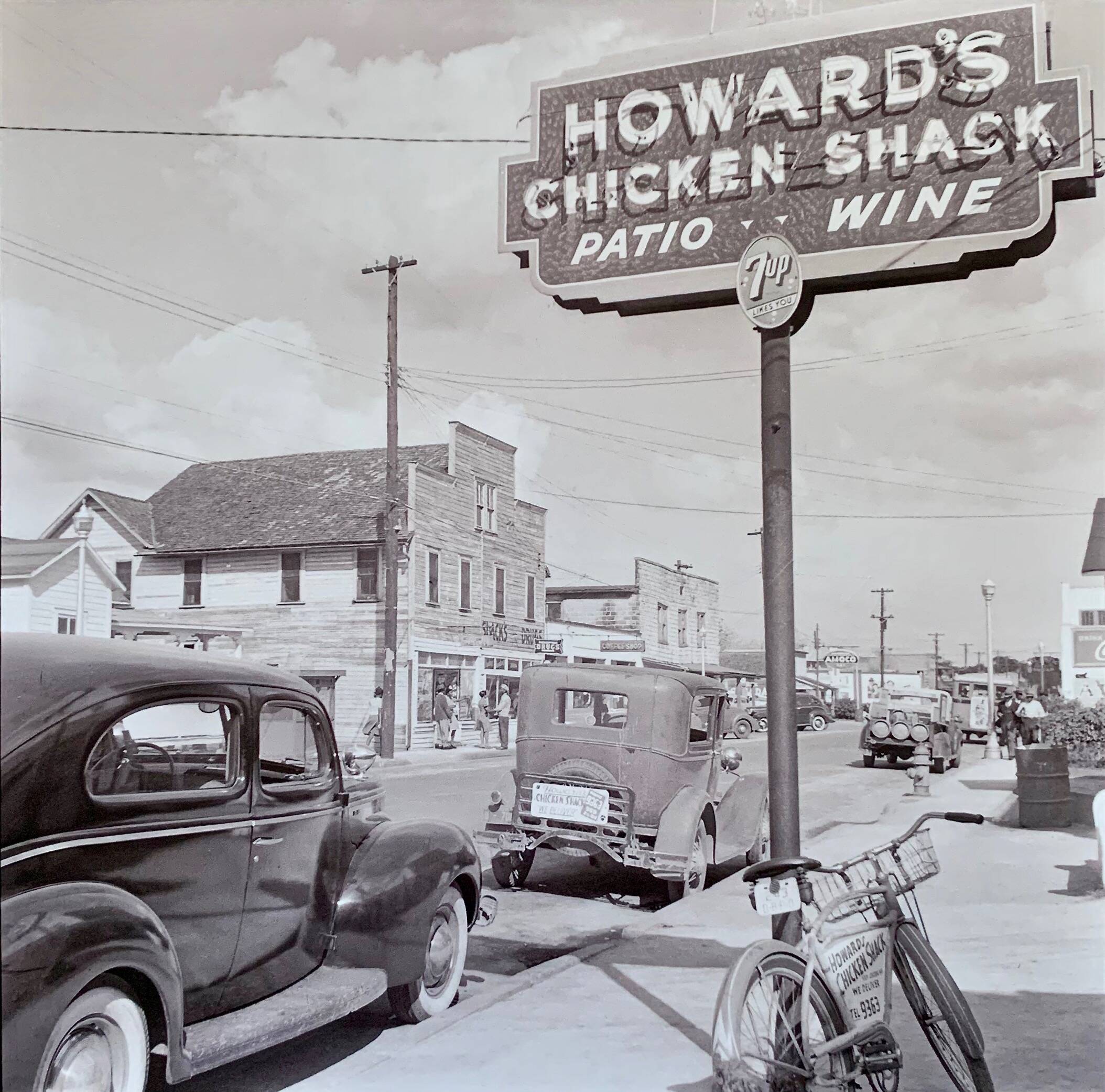 Art photography "Daytona Beach, 1943 – America in the Window"