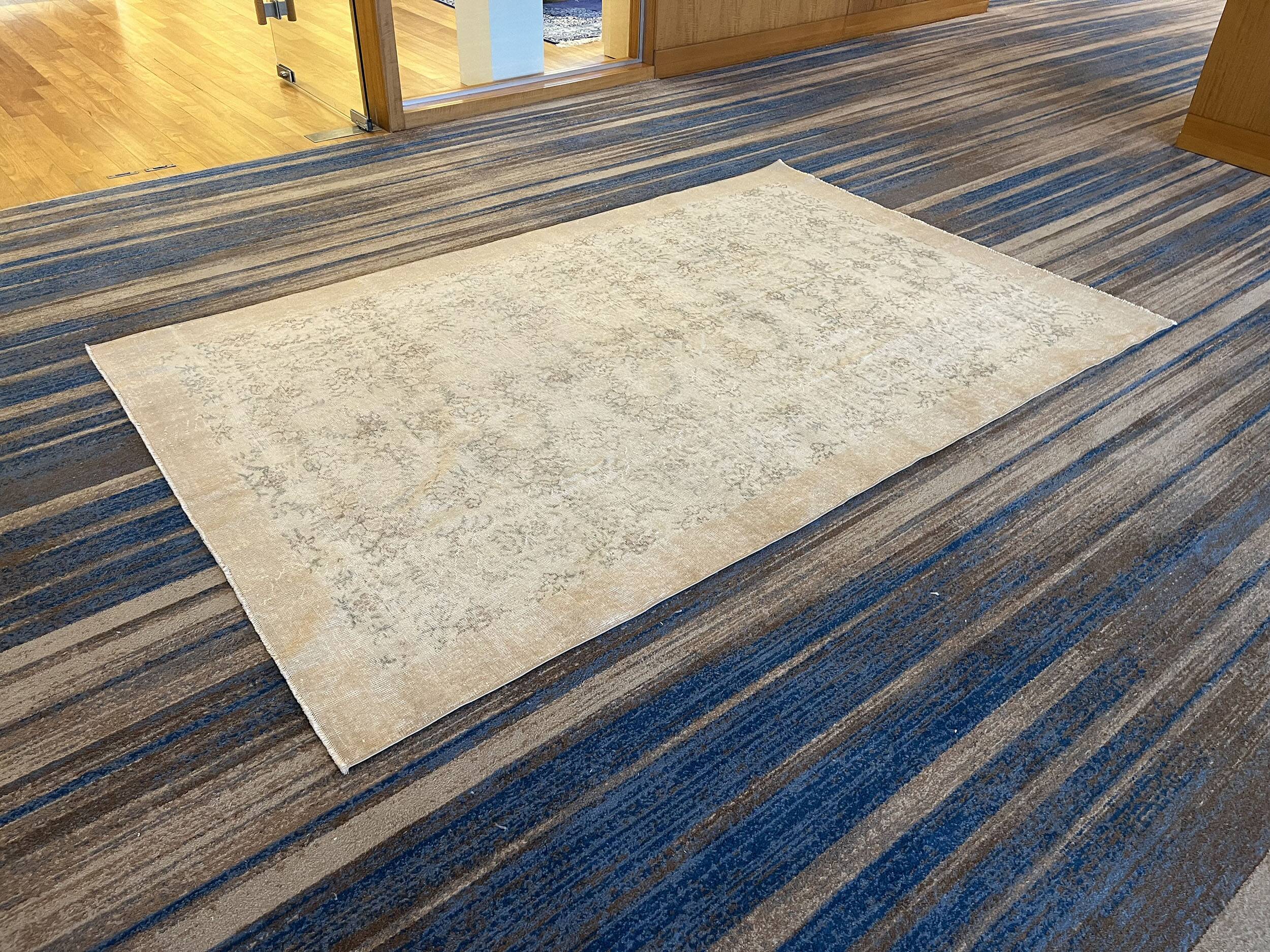 Handmade Floral Anatolian Turkish Rug