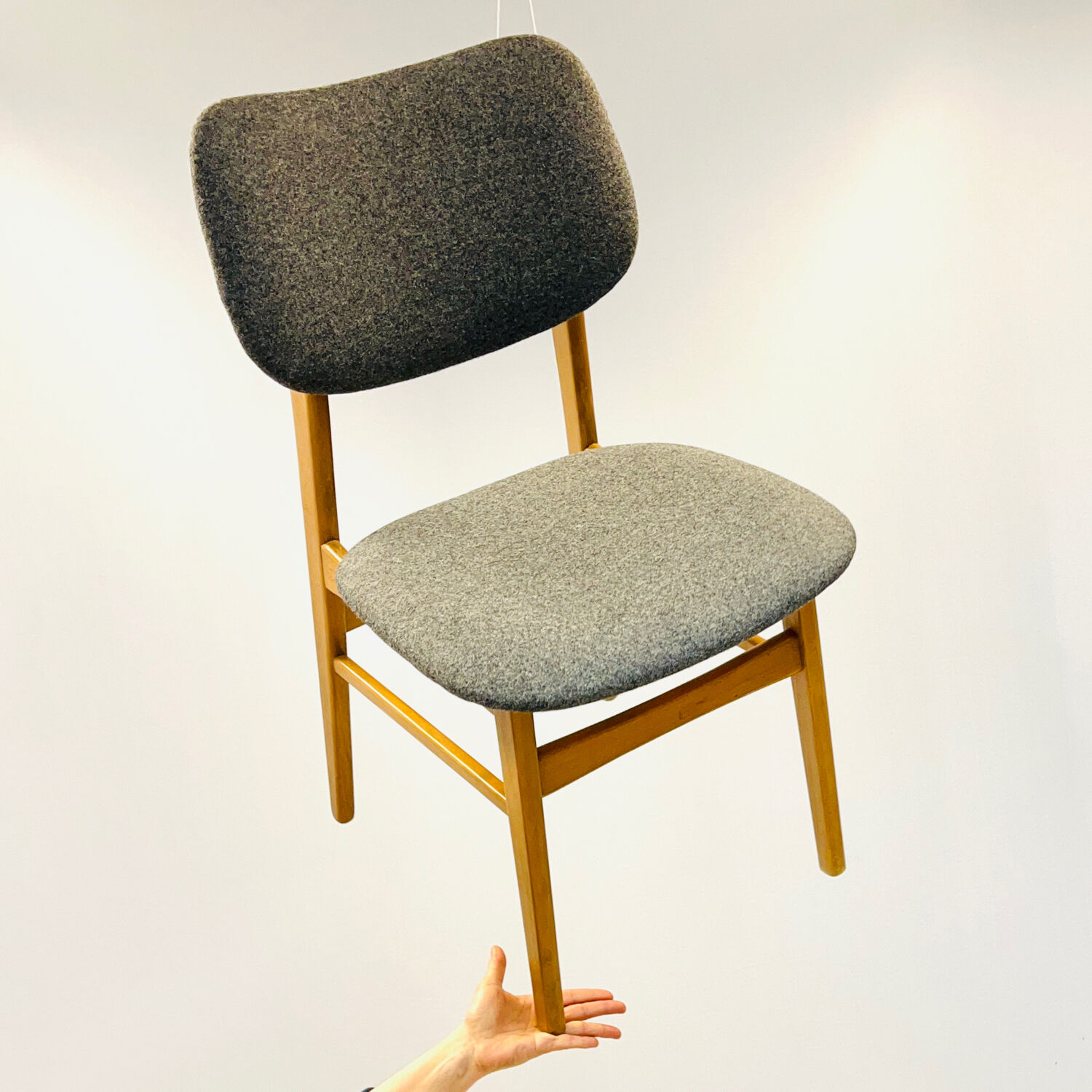 Set of four dining chairs