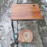 Old one-piece children's desk