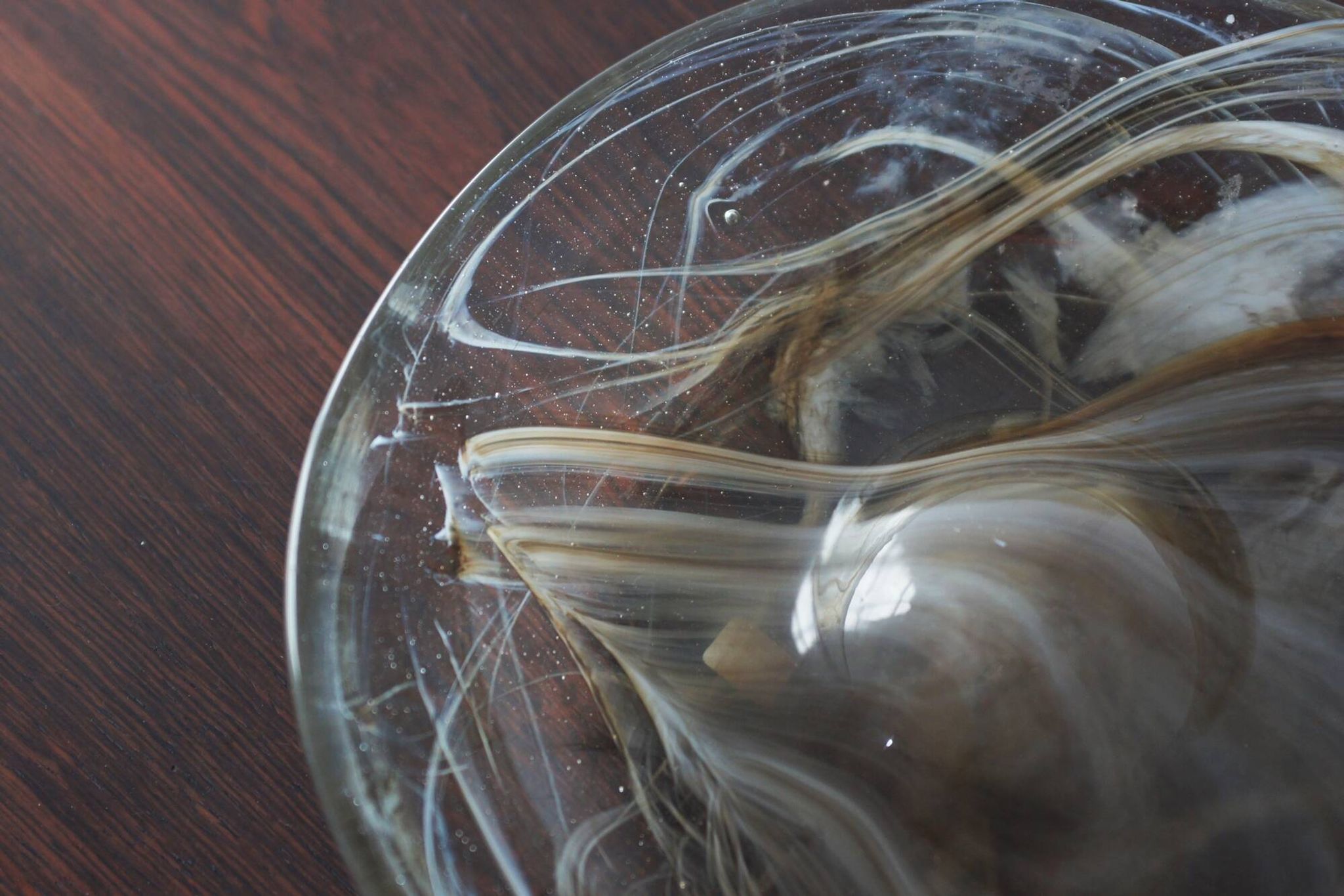 Danish Glass Model 868 Bowl by Michael Bang for Holmegaard, 1970s