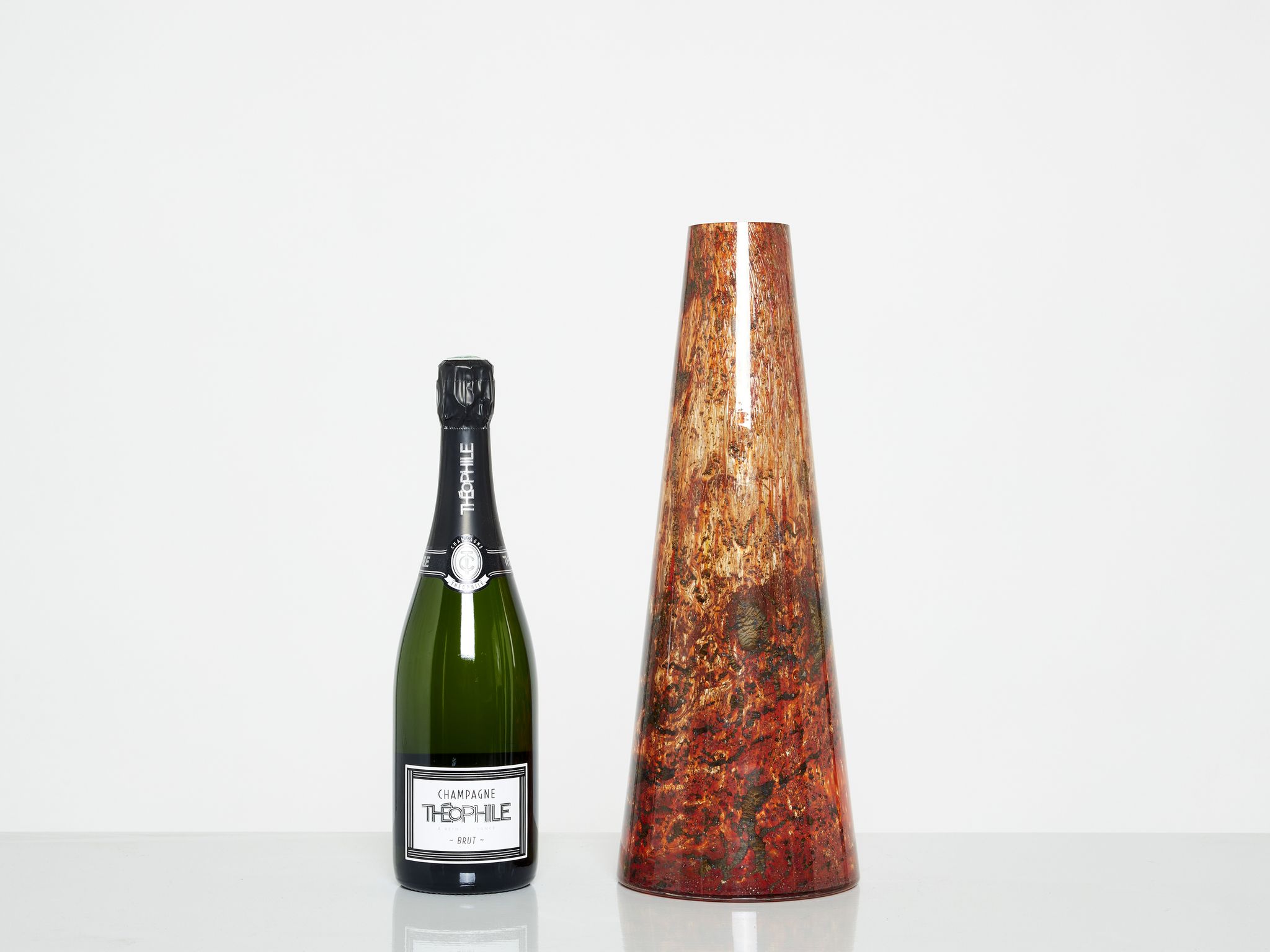 Vase verre de murano vers 1970