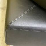 Black Leather De Sede DS-165 Sofa