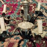 Chandelier with silver branches