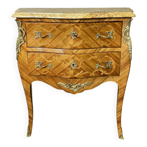 Commode Sauteuse Louis - rose