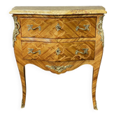 Commode Sauteuse Louis XV en Bois De Rose
