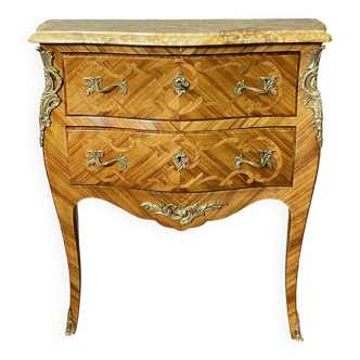 Louis XV Rosewood Jumping Commode
