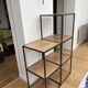 Lot de 2 étagères Fatboy Molecube verticales finition noyer