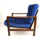 Fauteuil bleu vintage de 1970 design par Z.Baczyk