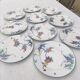 10 flat plates in Limoges porcelain - Haviland