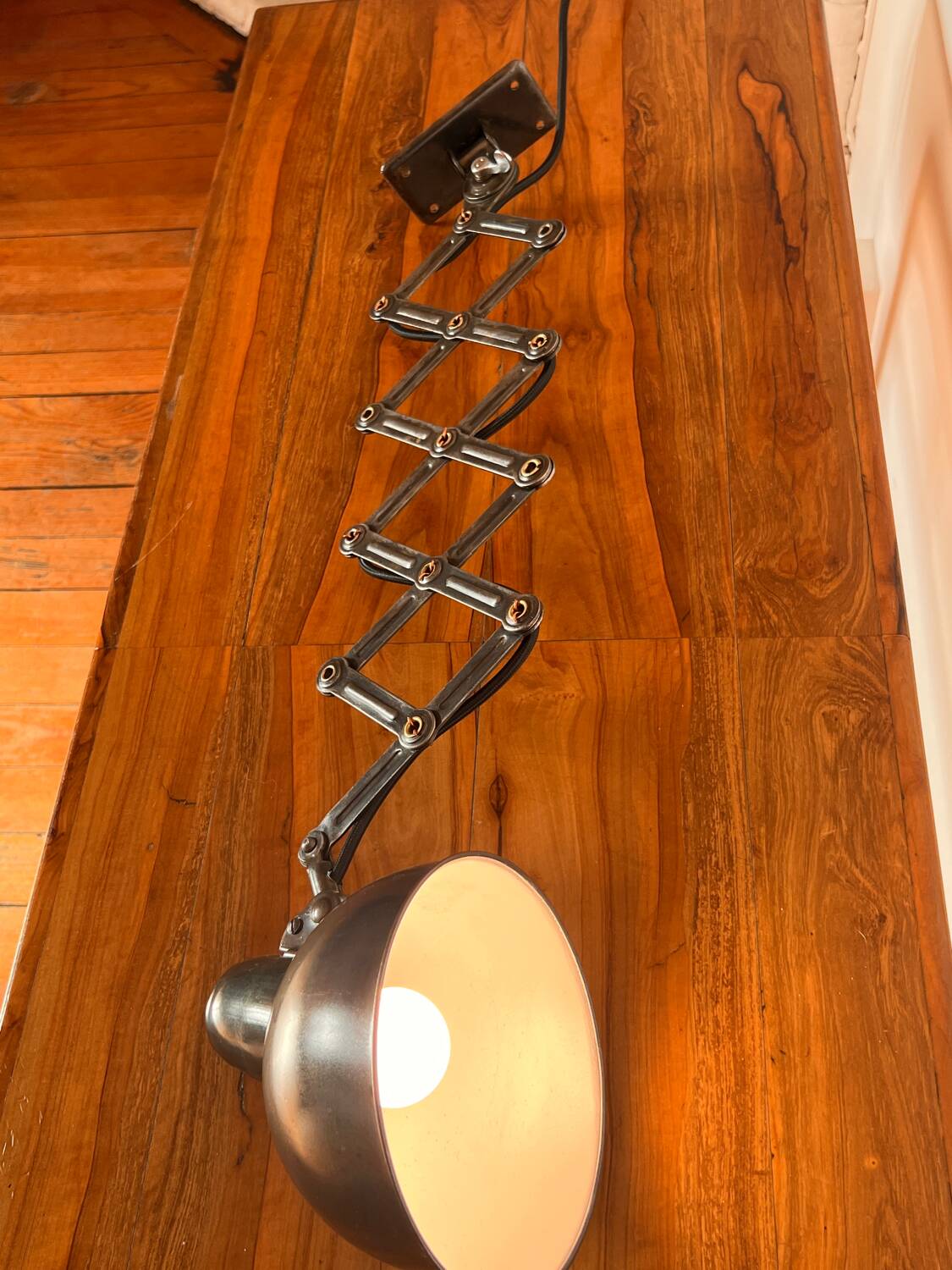 Kaiser Idell accordion lamp