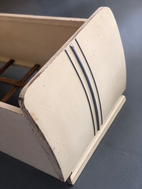 Vintage 50s baby cot