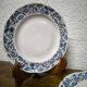 6 Pyroblan porcelain plates