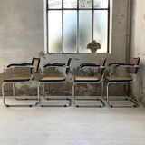 Set 4 chairs S64 by Marcel Breuer for Thonet