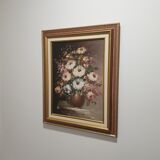 Painting still life bouquet of flowers