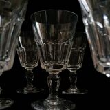 12 crystal water glasses from Baccarat, Missouri model.