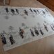Old linen tablecloth and napkins